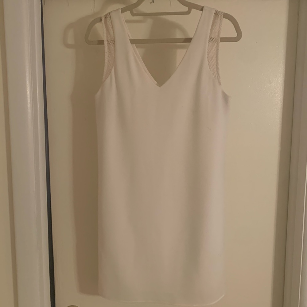 Everly White Lined Dress